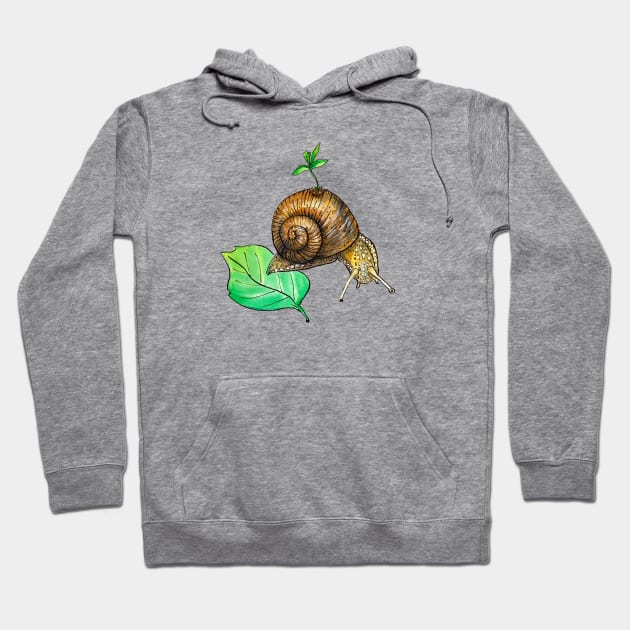Snail Mail Hoodie by sketchcadet
